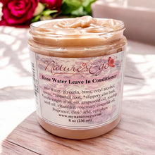 Load image into Gallery viewer, Rose Water Leave In Conditioner (detangler, rose water, rosehip seed oil) - NaturesEgo