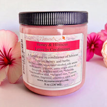 Load image into Gallery viewer, Honey & Hibiscus Leave In Conditioner 8 oz (detangler)