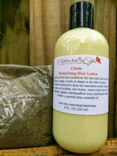 Load image into Gallery viewer, Chebe Moisturizing Hair Lotion (chad, protective styling. All natural product with shea butter, honey, extra virgin olive oil, hempseed oil, chebe, collagen, sunflower lecithin and more.- NaturesEgo