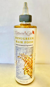 Fenugreek Hair Food ( scalp treatment, growth, soothes and rids itchy scalp) - NaturesEgo