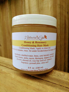Honey & Rosemary Conditioning Hair Mask - NaturesEgo