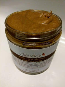 Black Tea & Molasses Deep Conditioner by Nature's Ego. Moisturizing Deep Conditioner. All natural, natural black tea scent (strengthening, stimulant, ayurvedic) - NaturesEgo