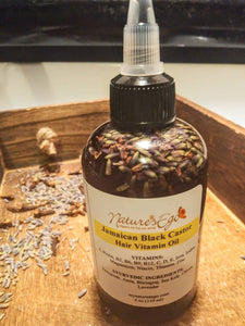 Jamaican Black Castor Hair Vitamin Oil (chebe option, biotin) - NaturesEgo