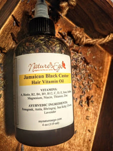 Jamaican Black Castor Hair Vitamin Oil (chebe option, biotin) - NaturesEgo