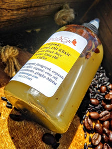Organic Fenugreek Oil Elixir (black rice, emu oil, coffee, dht blocker, hair growth) - NaturesEgo