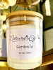Soy wax candle gardenia, sandalwood, juniper,