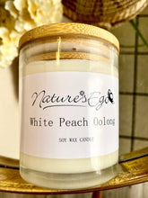 Load image into Gallery viewer, Soy wax white peach candle
