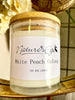 Soy wax white peach candle